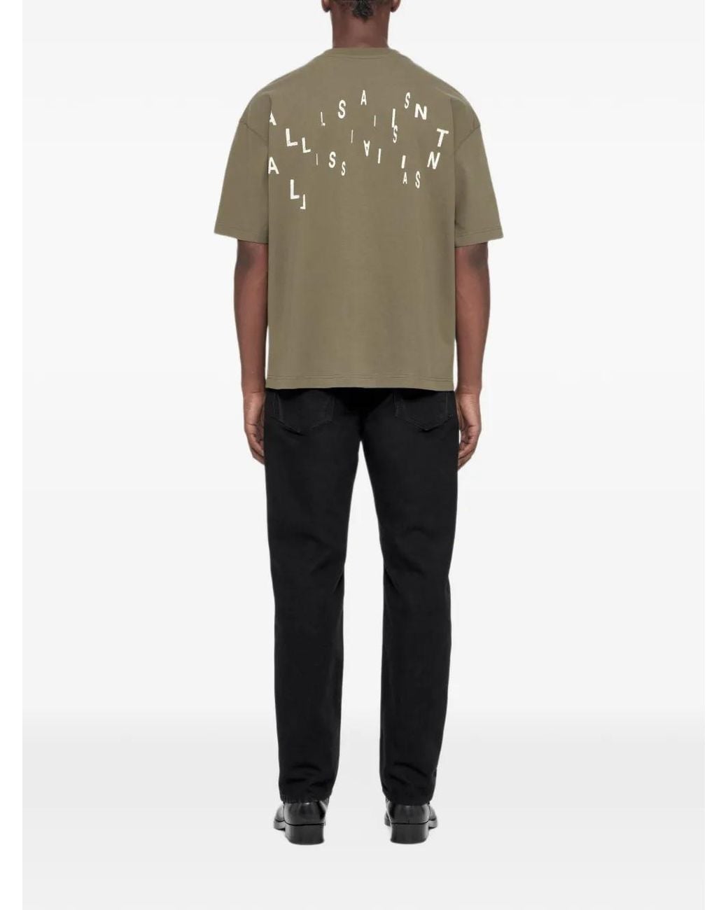 AllSaints Natural Shadow Relaxed Graphic T-Shirt for men