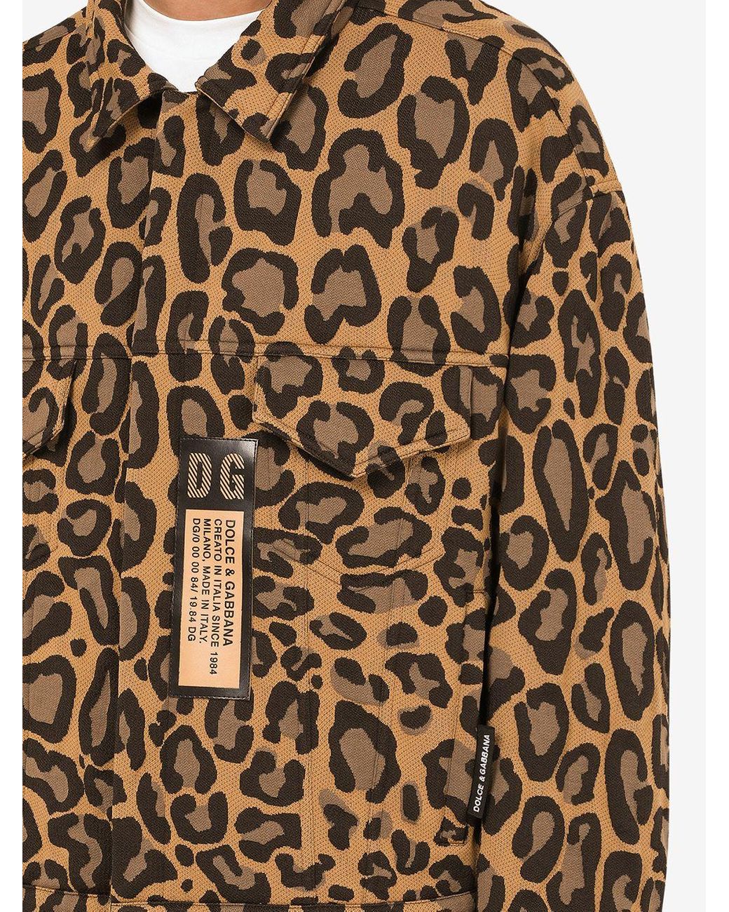 leopard print shirt jacket