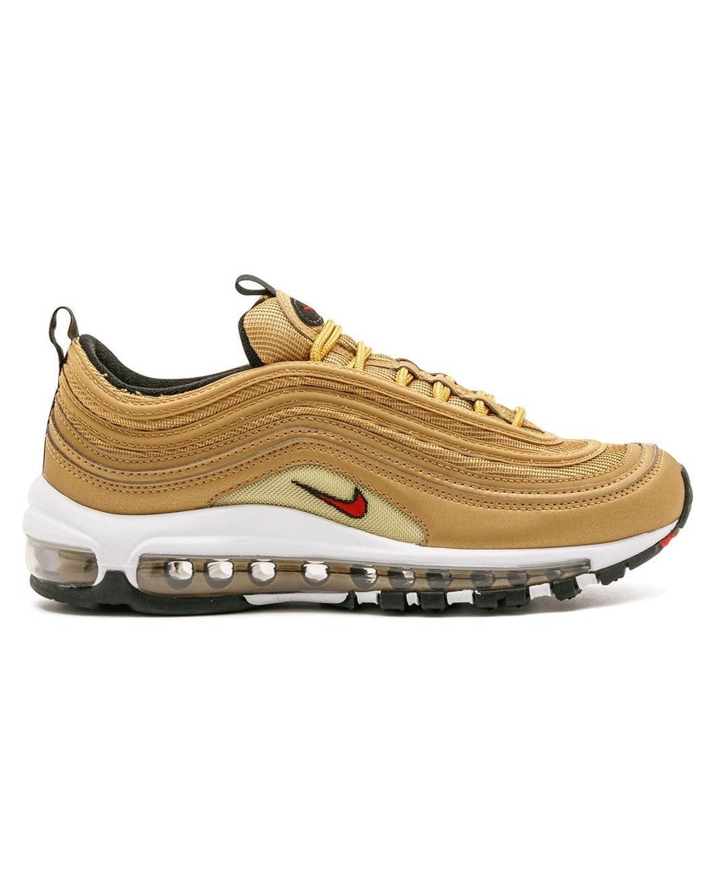 Nike Womens Air Max 97 Og Qs Shoes in Gold (Metallic) - Save 59 ...