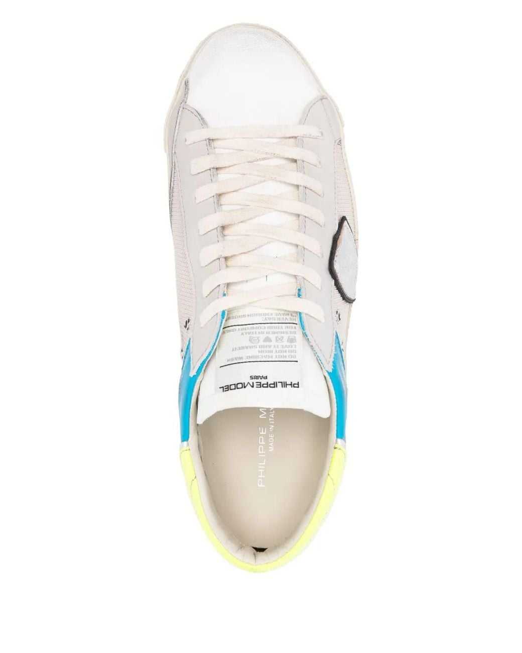 Philippe Model White Flat Shoes for men