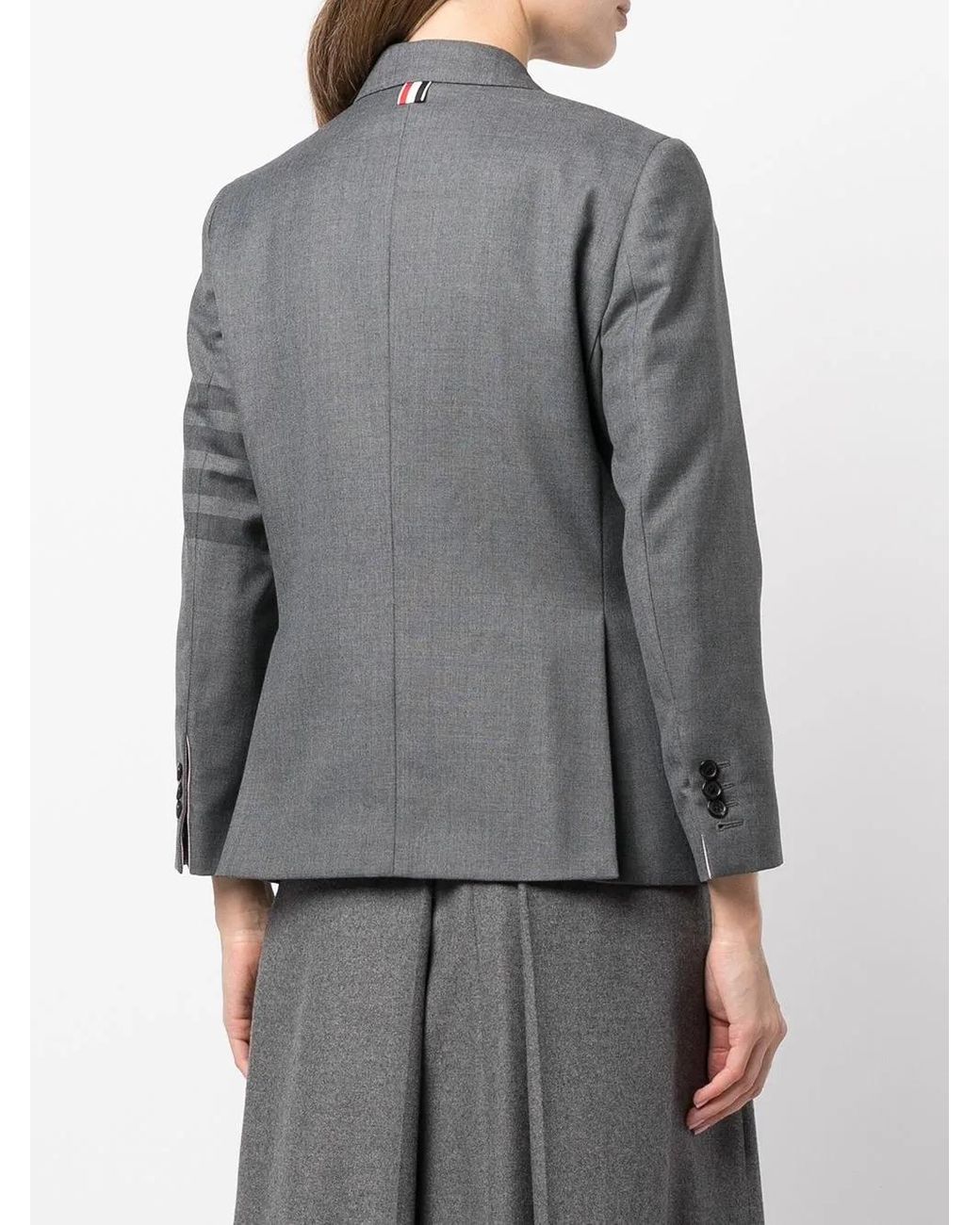 Thom Browne Black Twill School Uniform 4-Bar Classic Sportmantel