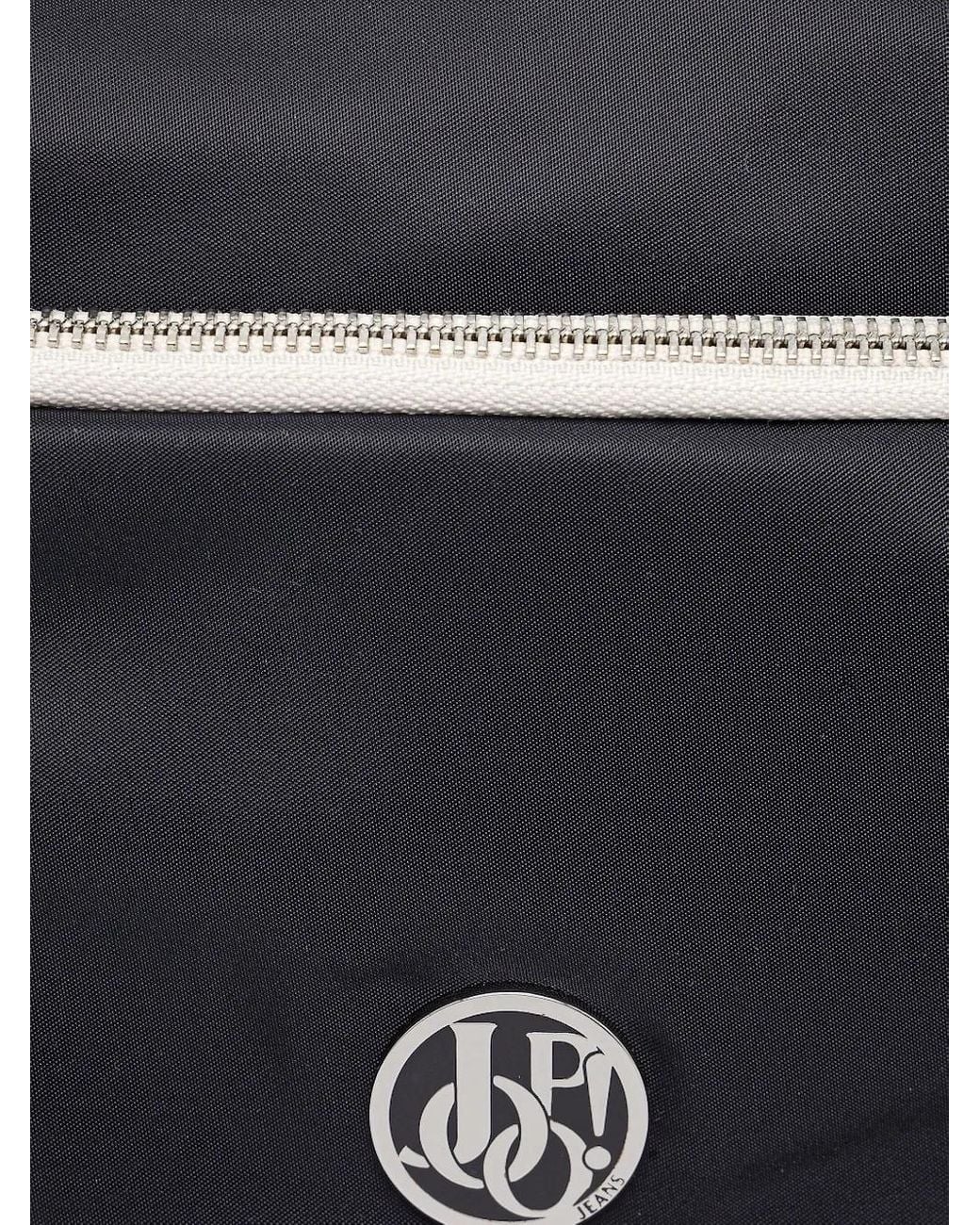 Joop! Black Logo-Strap Zip-Fastening Crossbody Bag