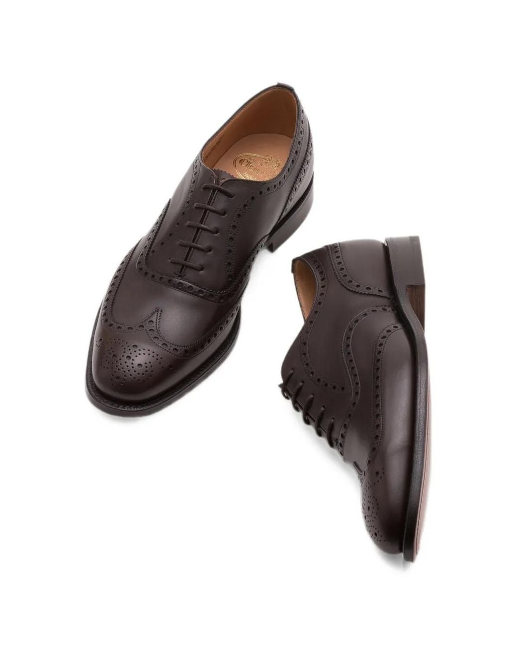 Church's White Chetwynd Brogue Oxford Shoes for men