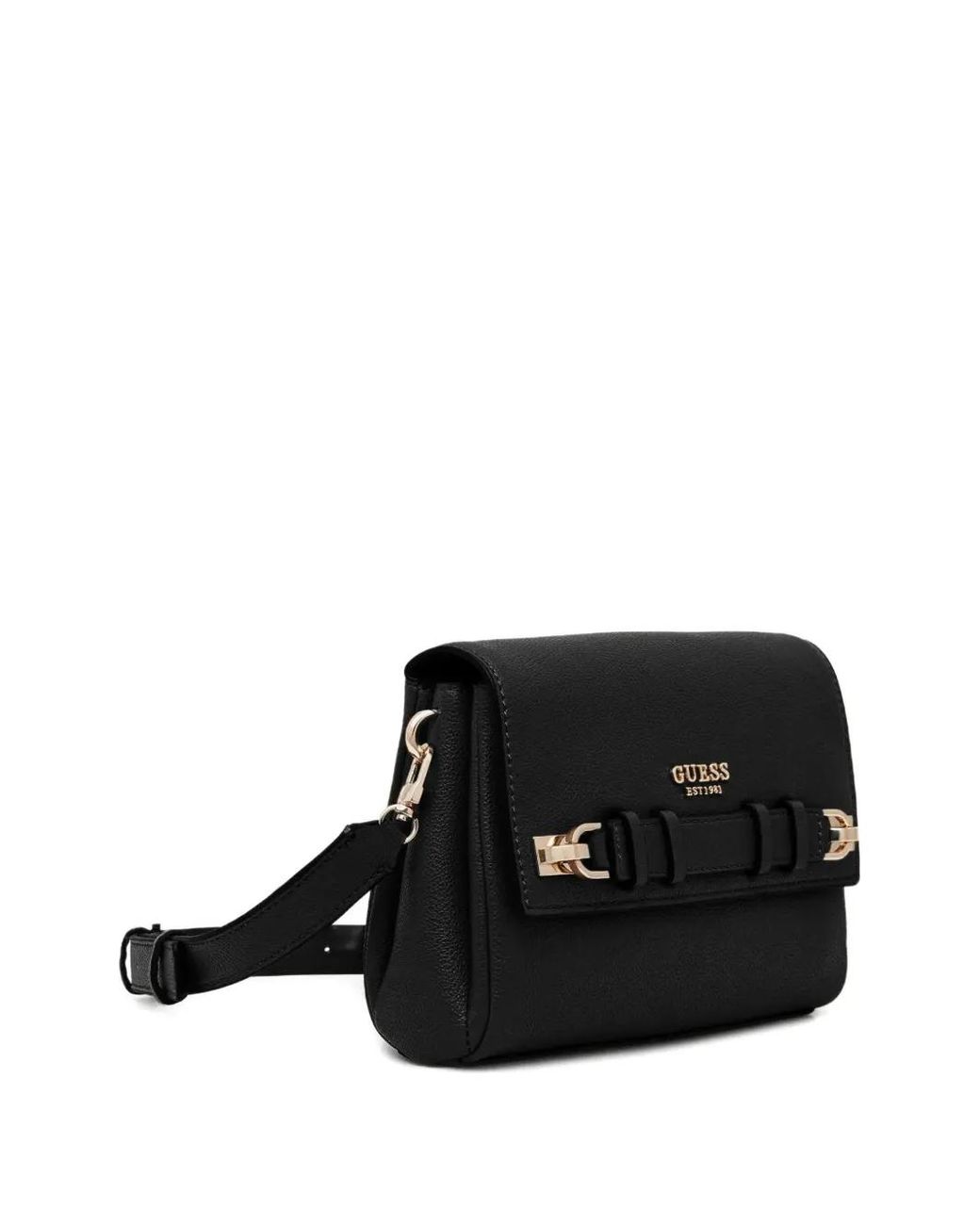 Guess Black Gregoria Logo-Detail Cross Body Bag