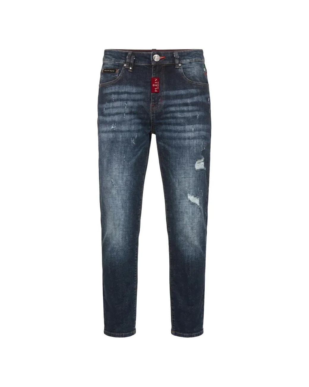 Philipp Plein Blue New Tapered-Fit Jeans Basic for men