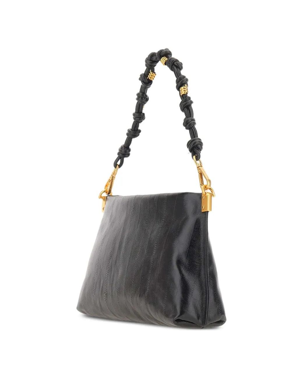 Gianni Chiarini Black Fanny Leather Shoulder Bag