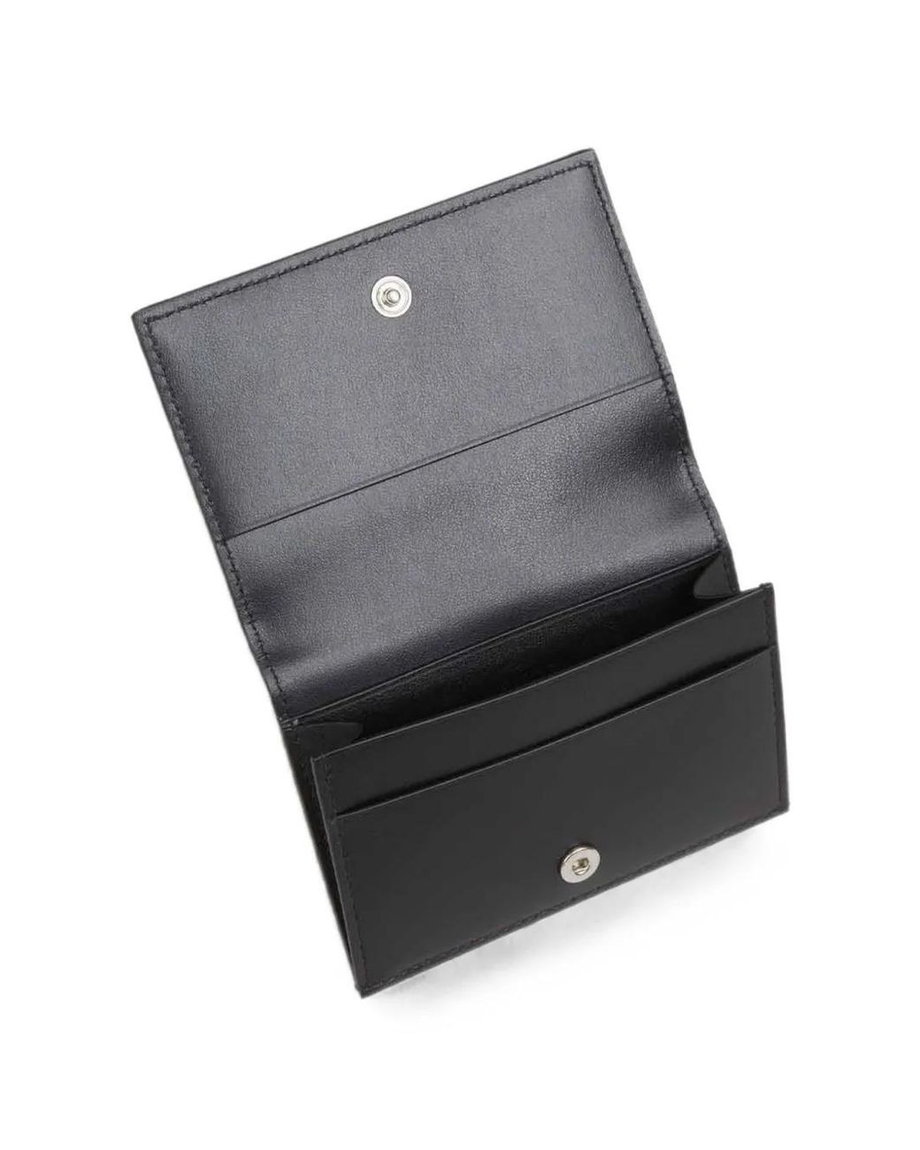 Tarjetero Con Logo Estampado Jil Sander de hombre de color Black