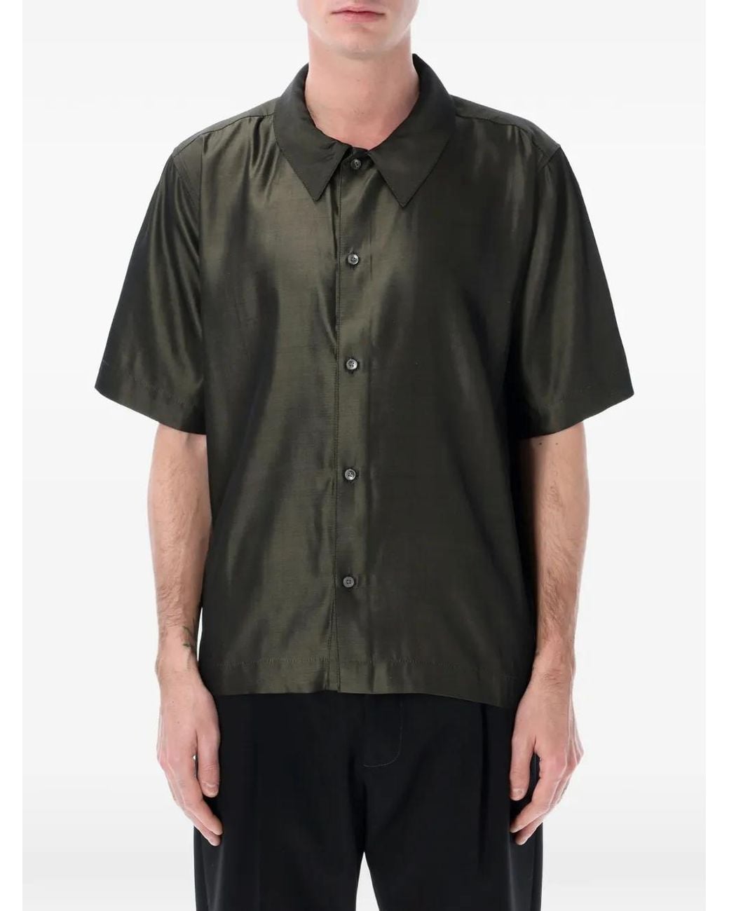 BERNER KUHL Black Wander Buttoned Shirt for men