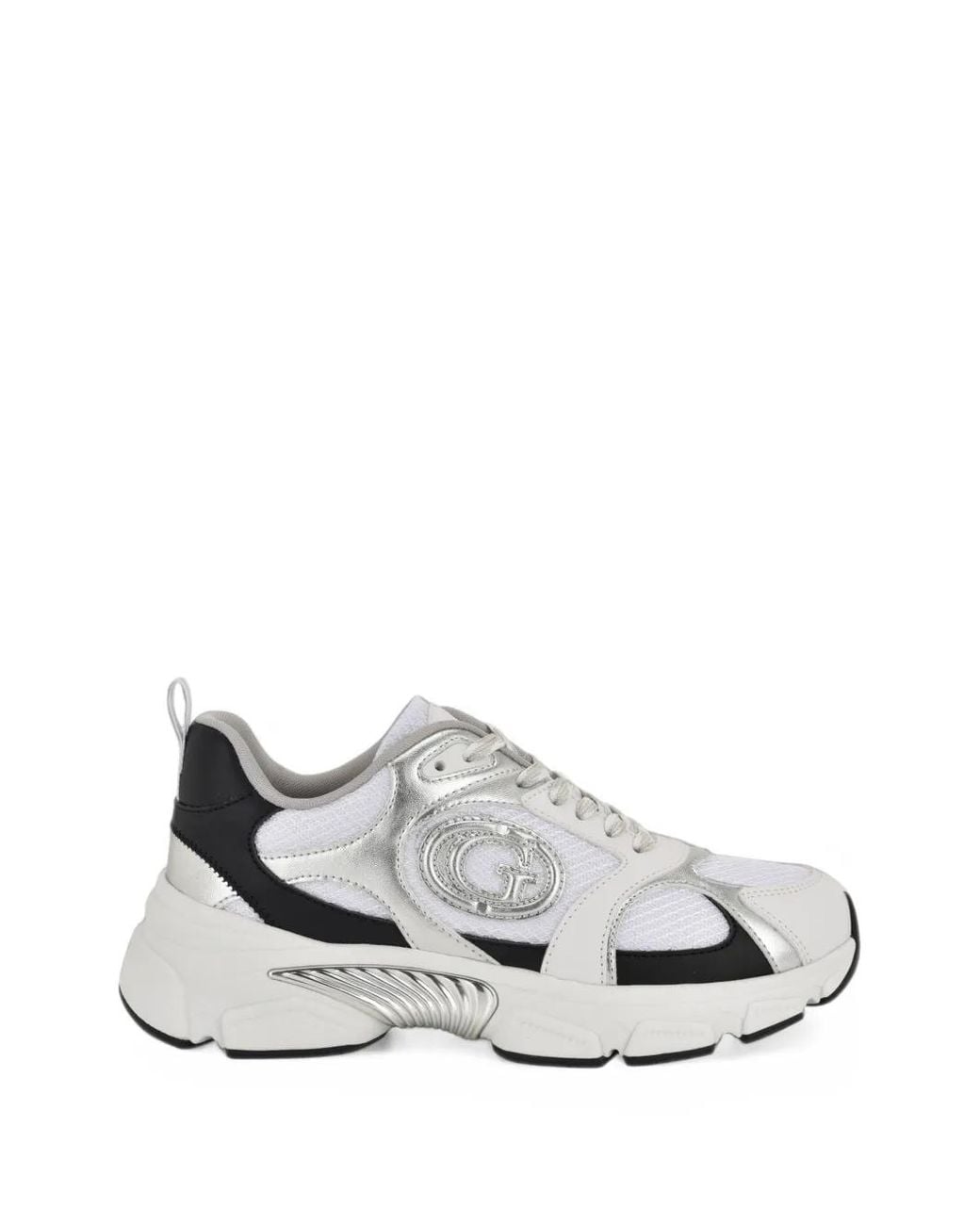 Guess White Ibitha Panelled Sneakers