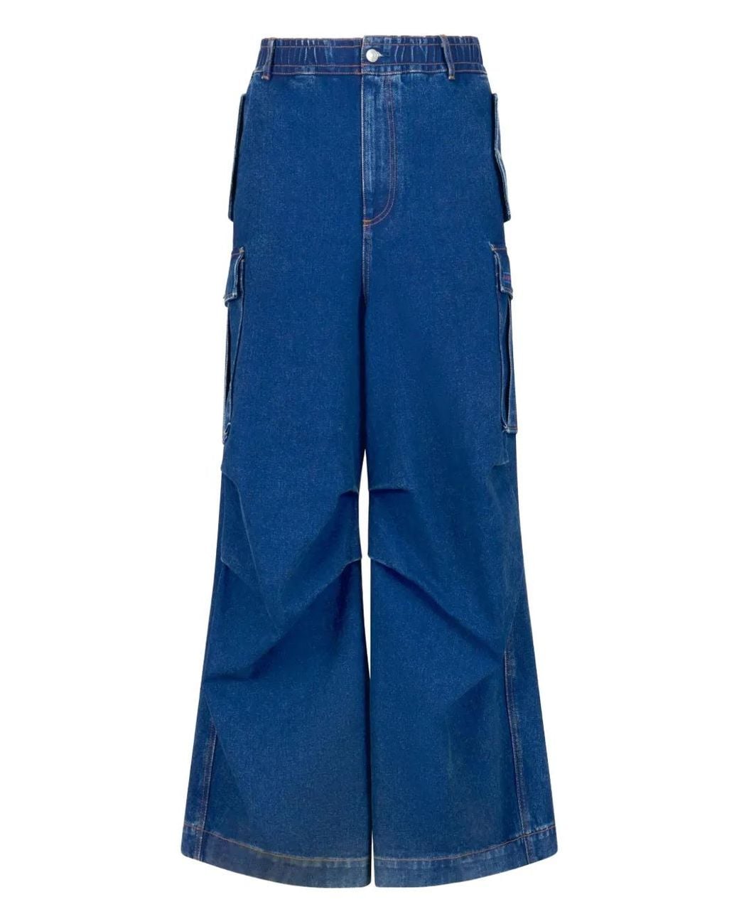 Marni Blue Cargo Jeans for men