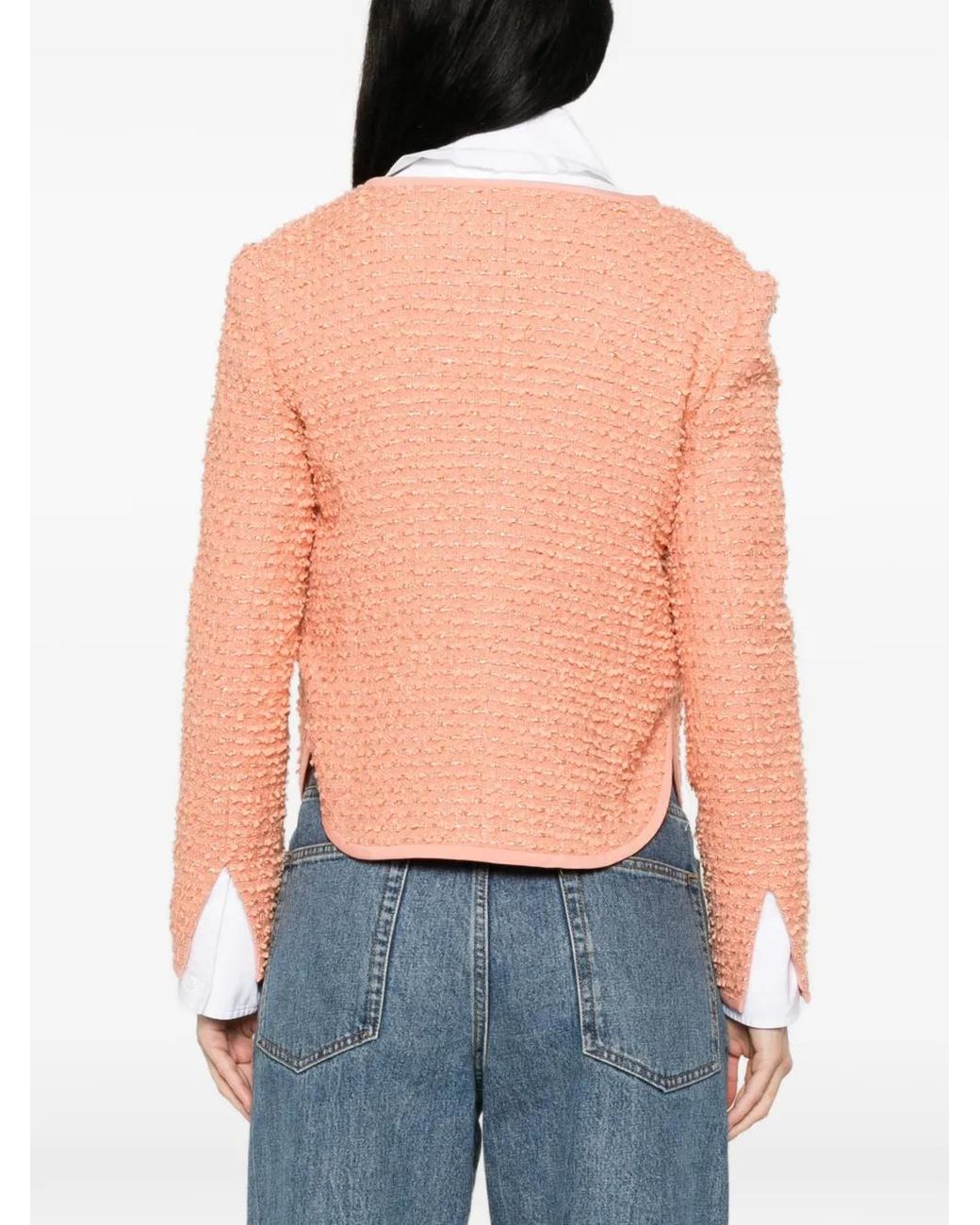 Emporio Armani Pink Wool Blend Jacket