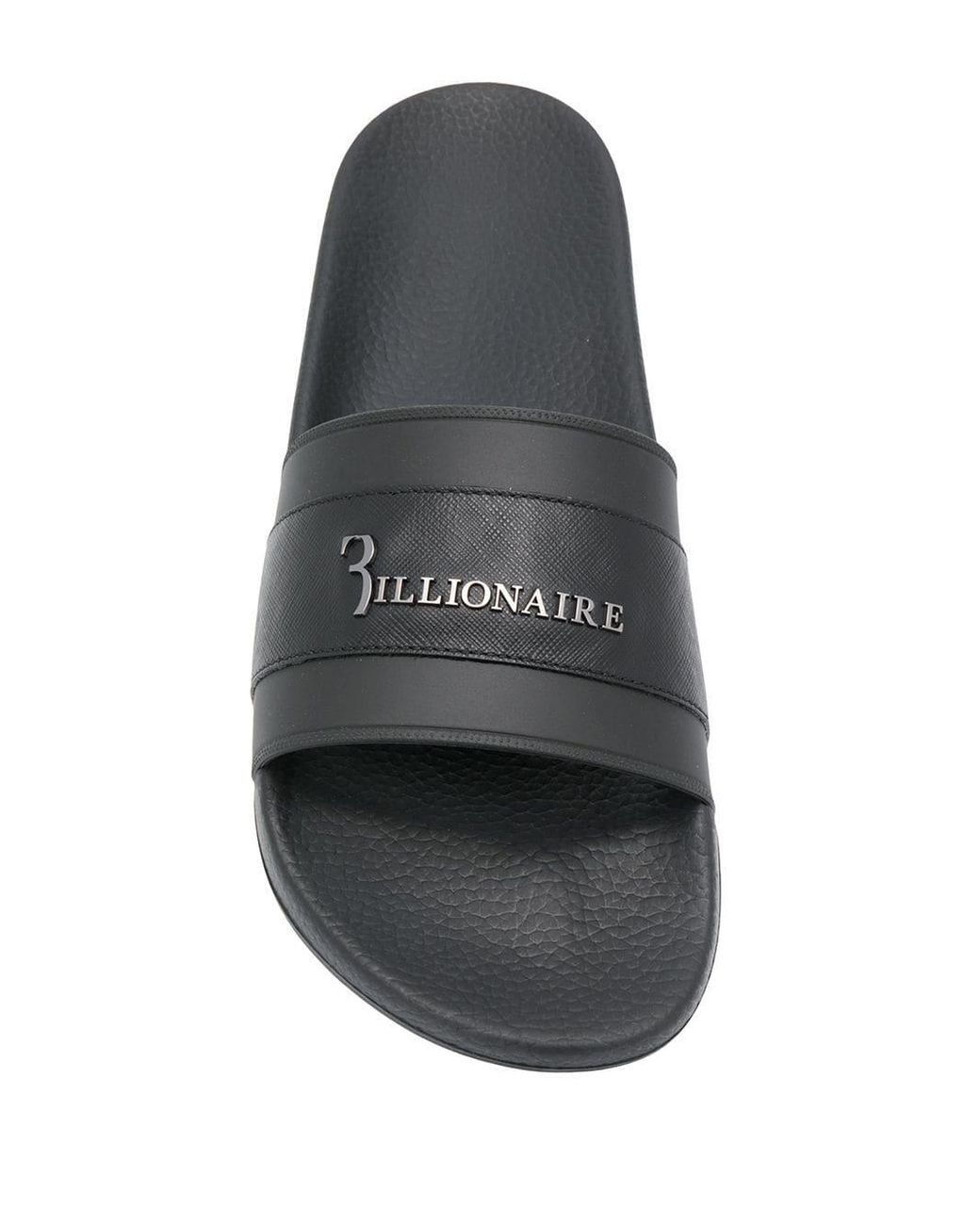 billionaire leather thong slippers