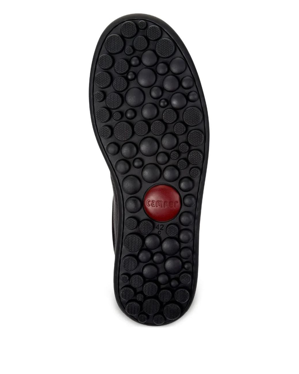 Camper Black Pelotas Leather Sneakers for men