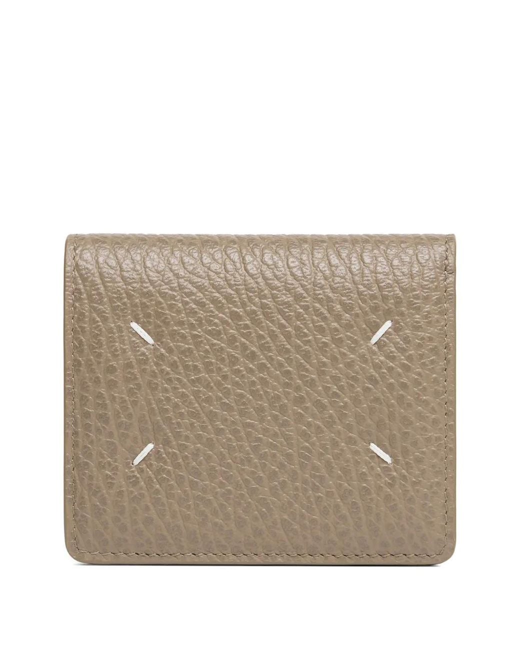 Maison Margiela Natural Four Stitches Wallet Clip