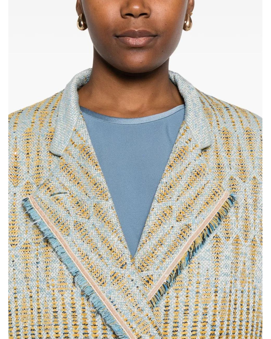 Forte_forte White Double-Breasted Jacket