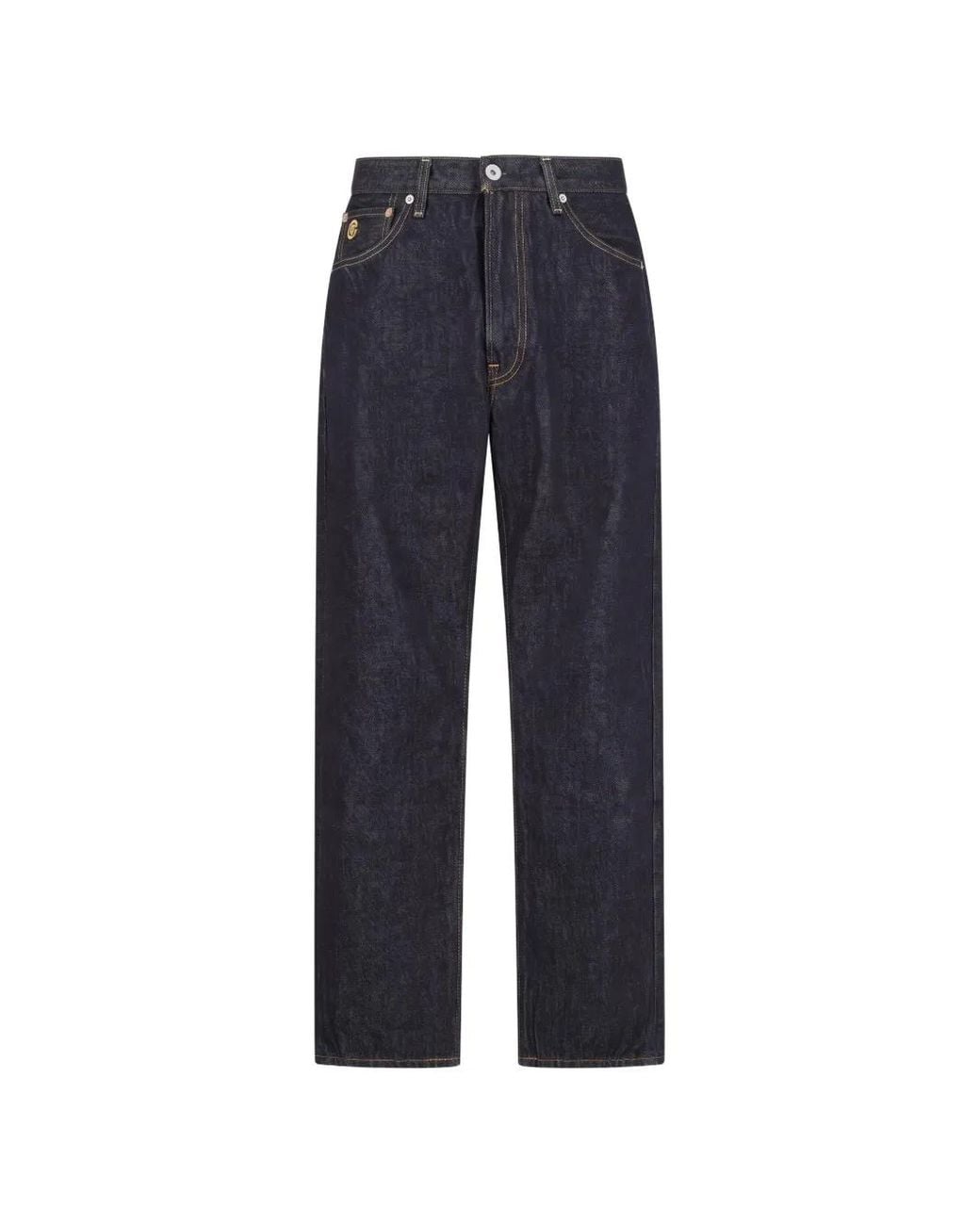 A Bathing Ape Blue Ape Head Jeans for men