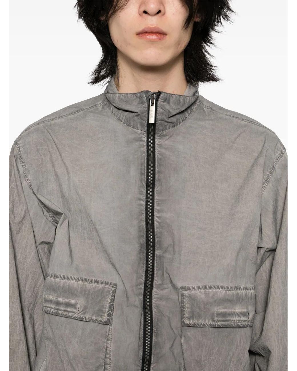 Giacca Con Zip di Izzue in Gray da Uomo