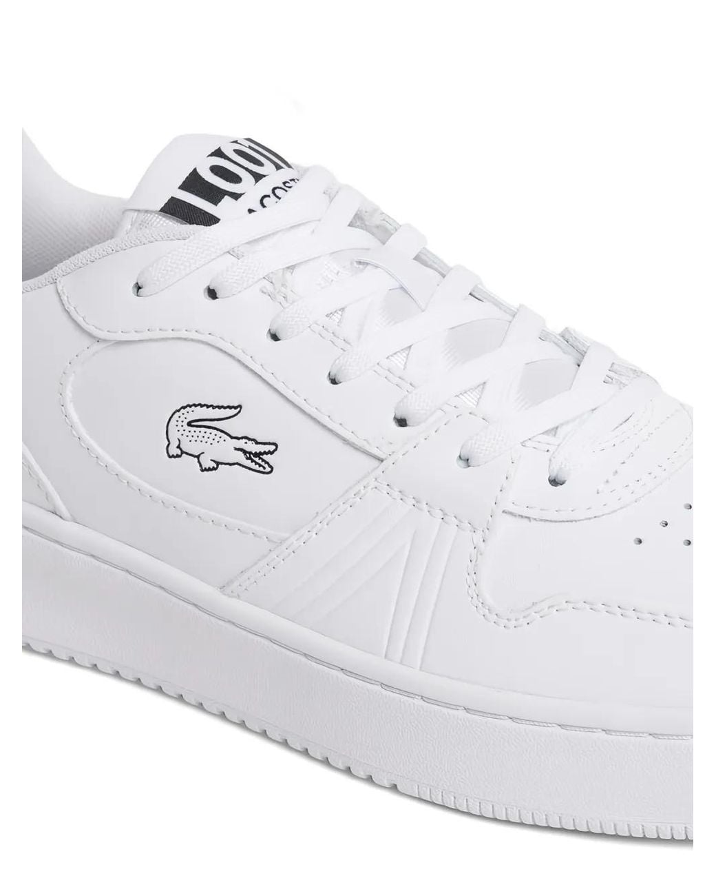 Lacoste White Logo Low Top Sneakers for men