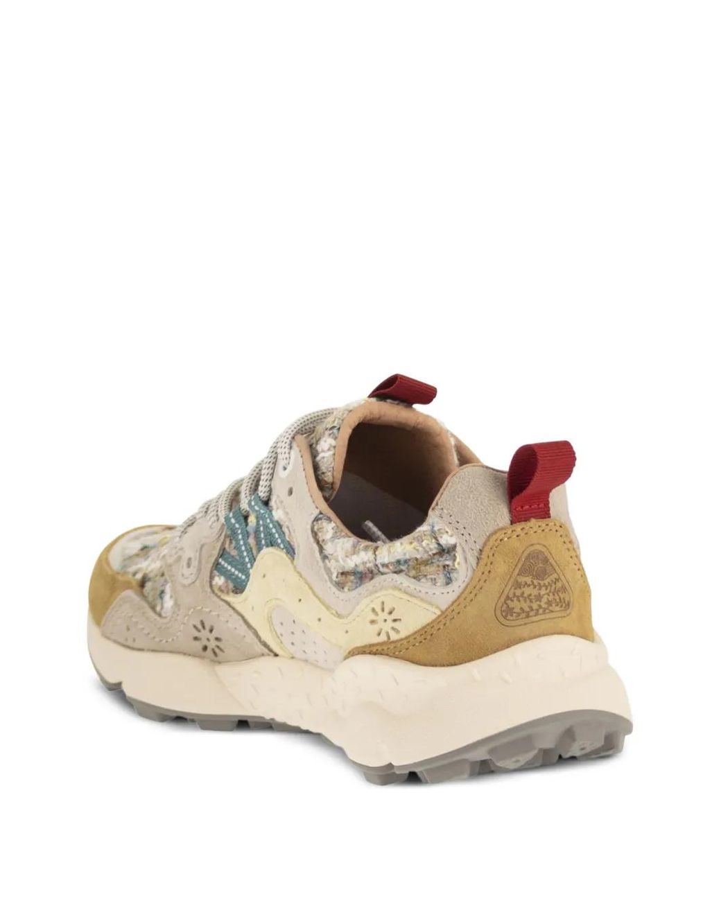 Flower Mountain White Yamano 3 Lace-Up Sneakers
