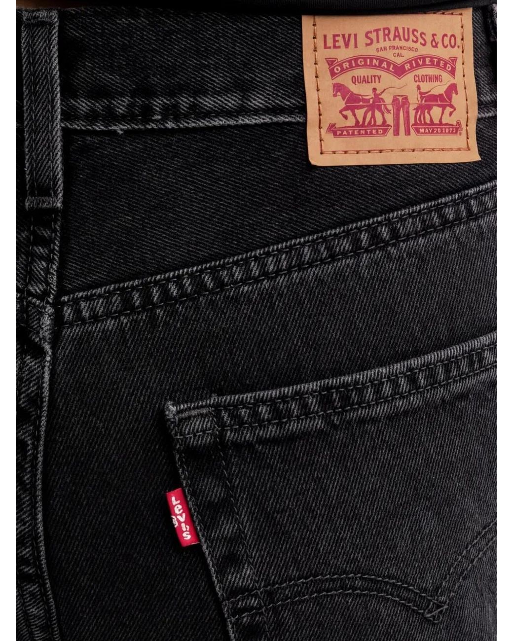 Levi's Black Logo-Patch Jeans