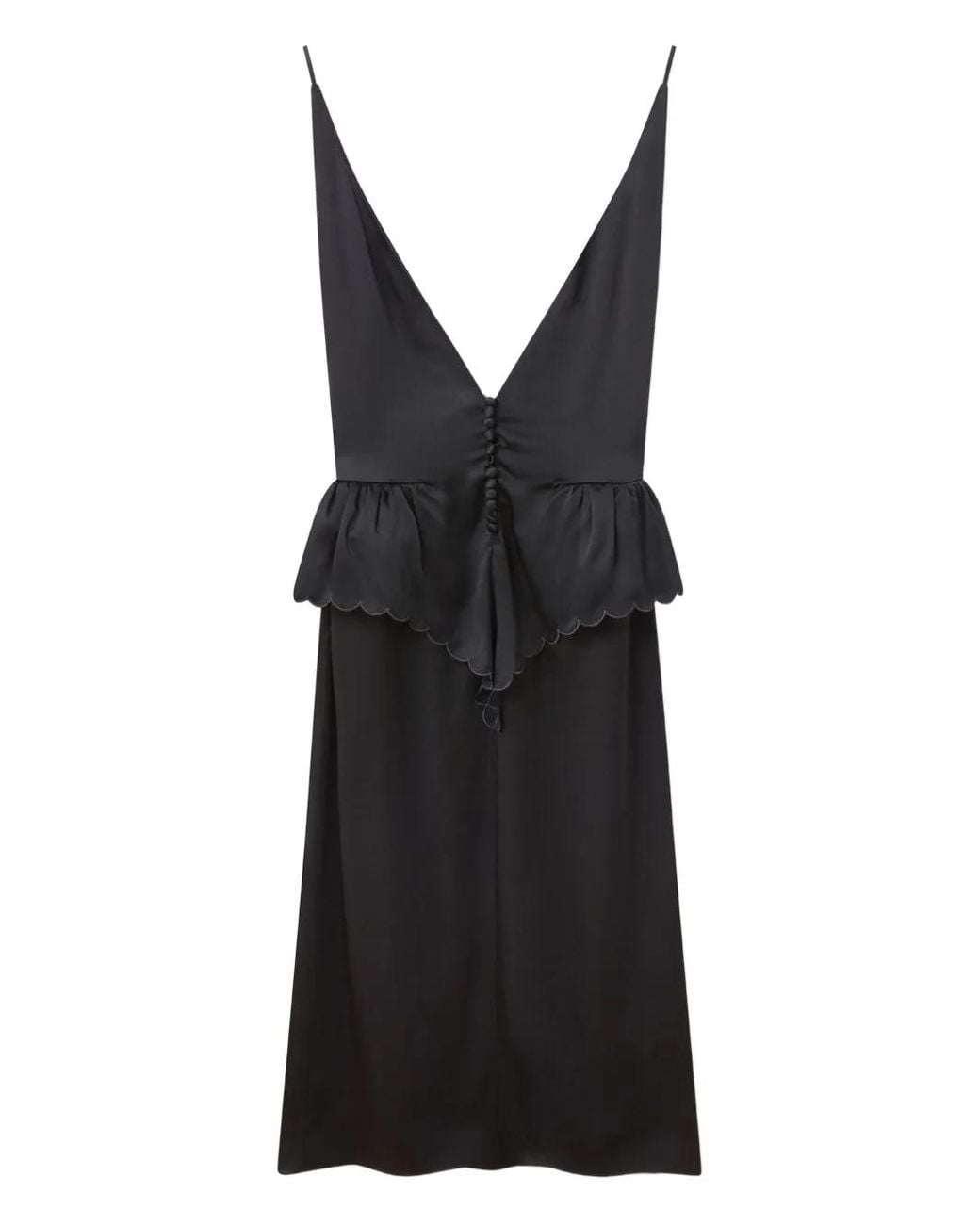 Stella McCartney Black V-Neck Dress