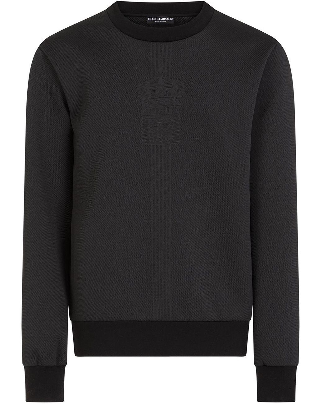 dolce & gabbana black sweatshirt