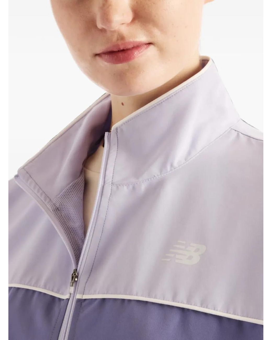 New Balance Purple Trackside Woven Jacket