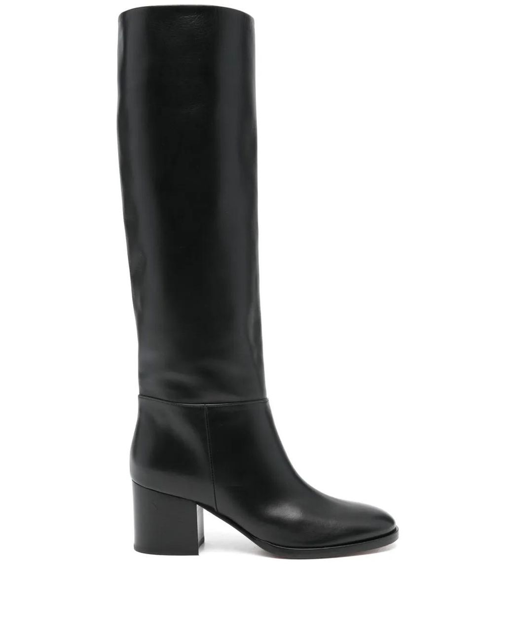Gianvito Rossi Black Santiago 60 Knee Boots