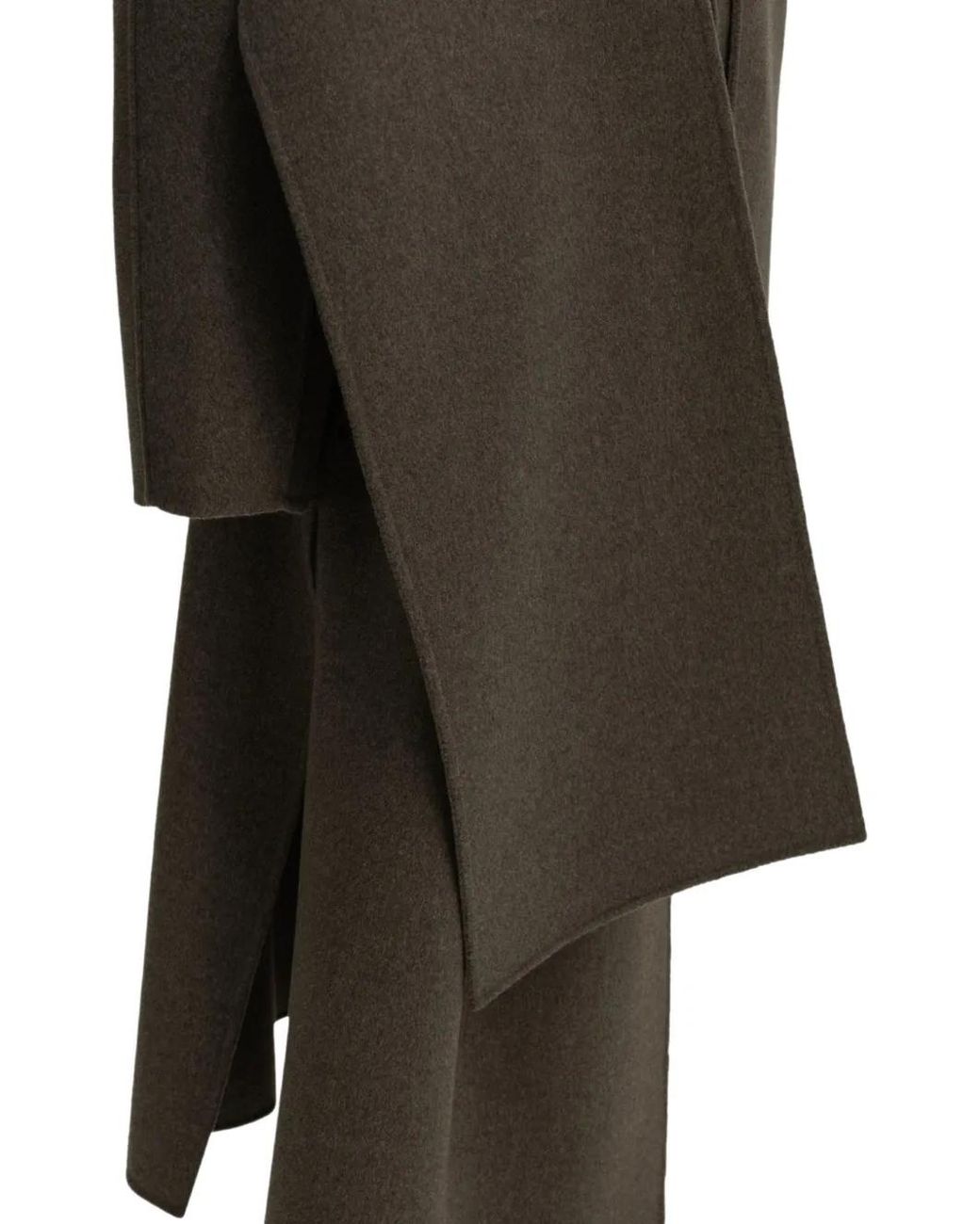 Max Mara Black Belted Virgin-Wool Coat
