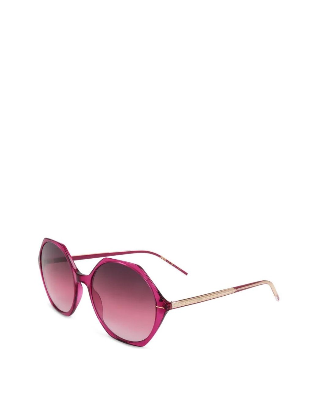 Boss Pink Lunettes De Soleil À Monture Géométrique