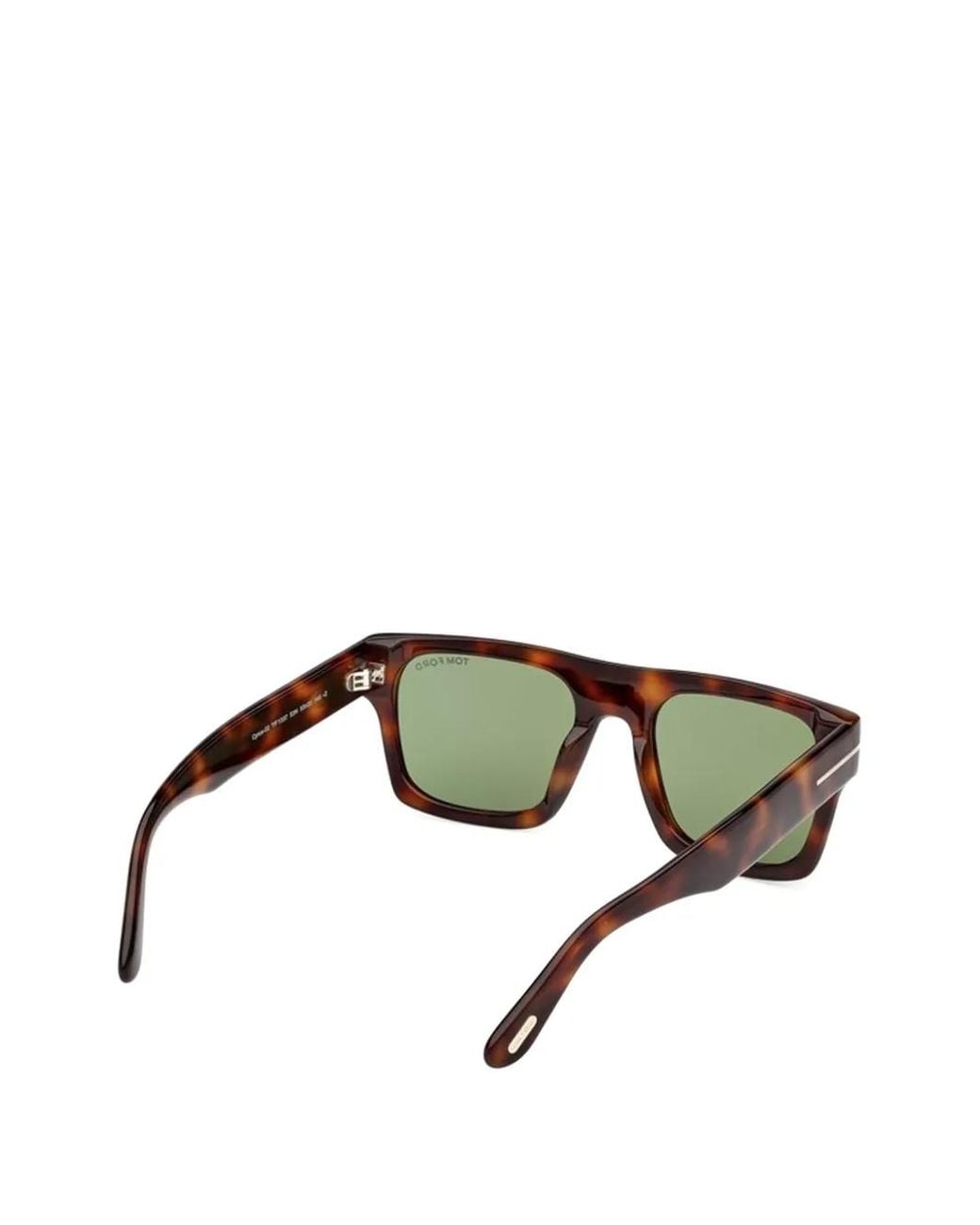 メンズ Tom Ford Cyrus 02 スクエアフレーム サングラス Green
