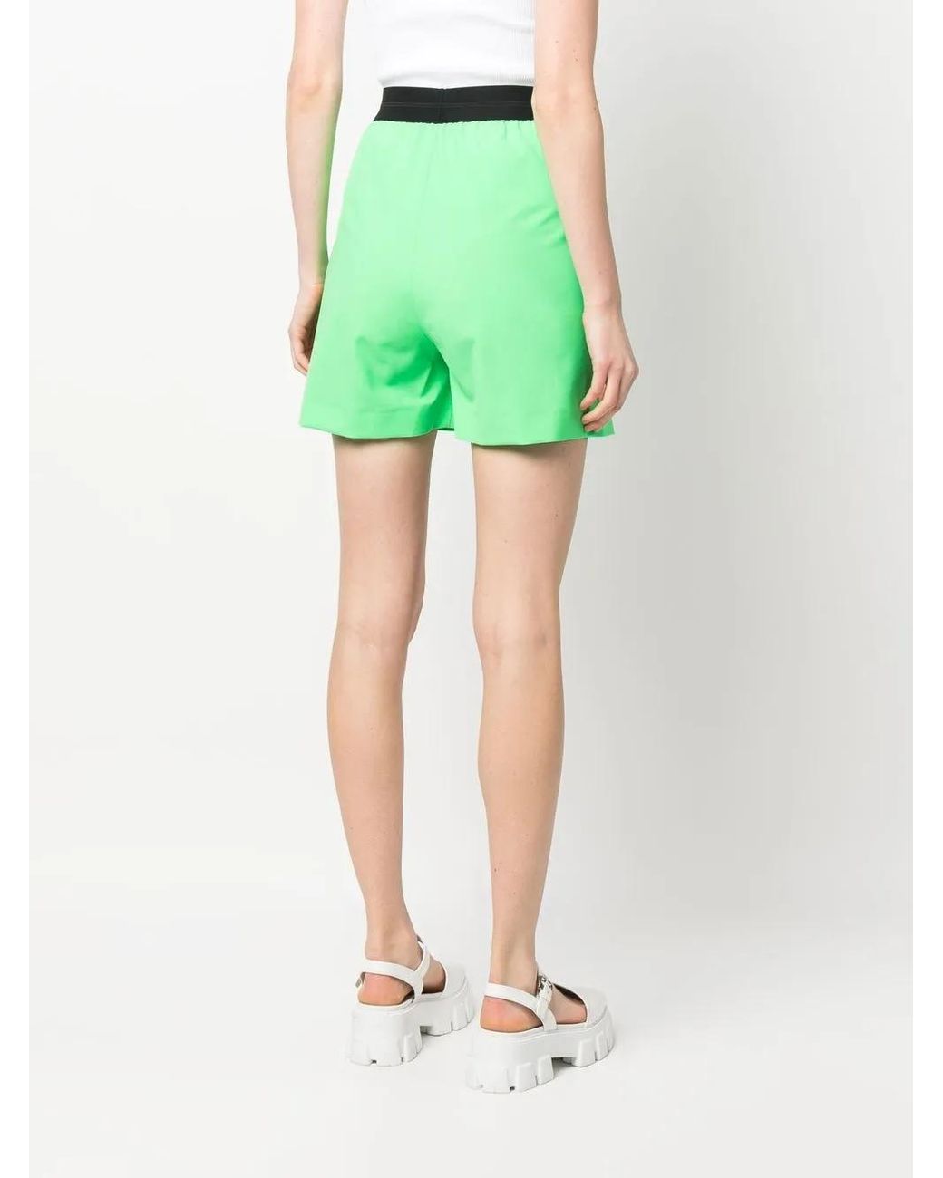MSGM Green Bermuda