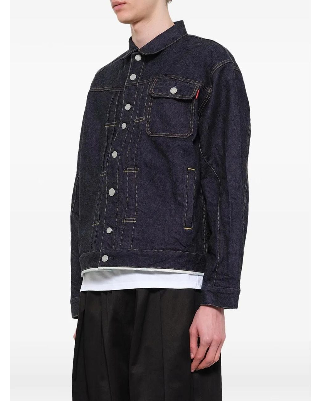 Undercover Blue Relaxed-Fit Denim Jacket for men