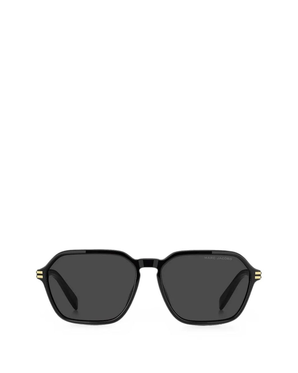 Marc Jacobs Black Lunettes De Soleil À Monture Géométrique for men