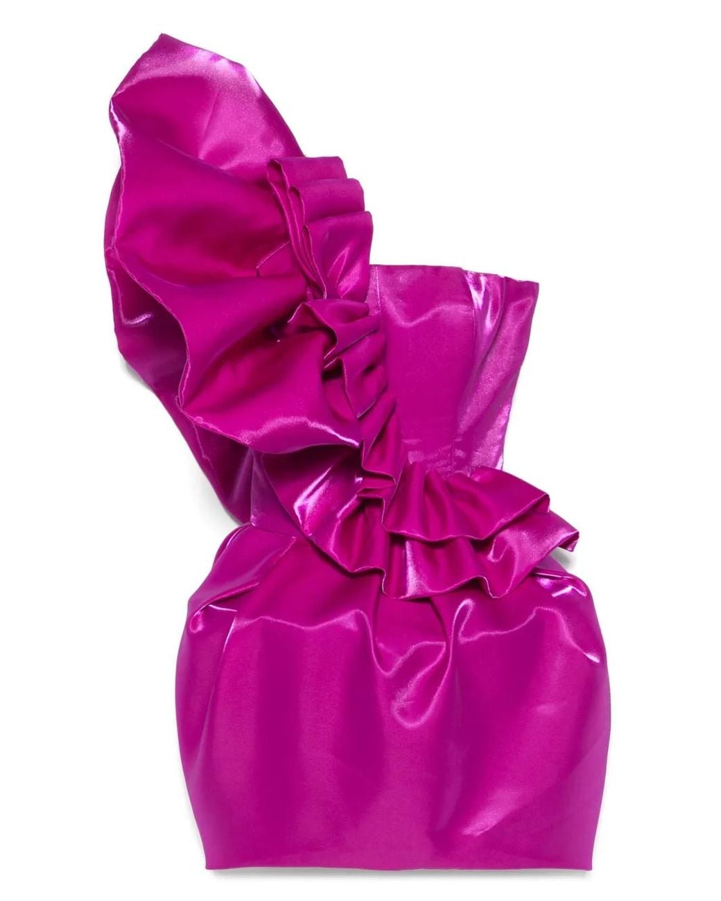 MITILIANE COUTURE Purple Ruffled Mini Dress