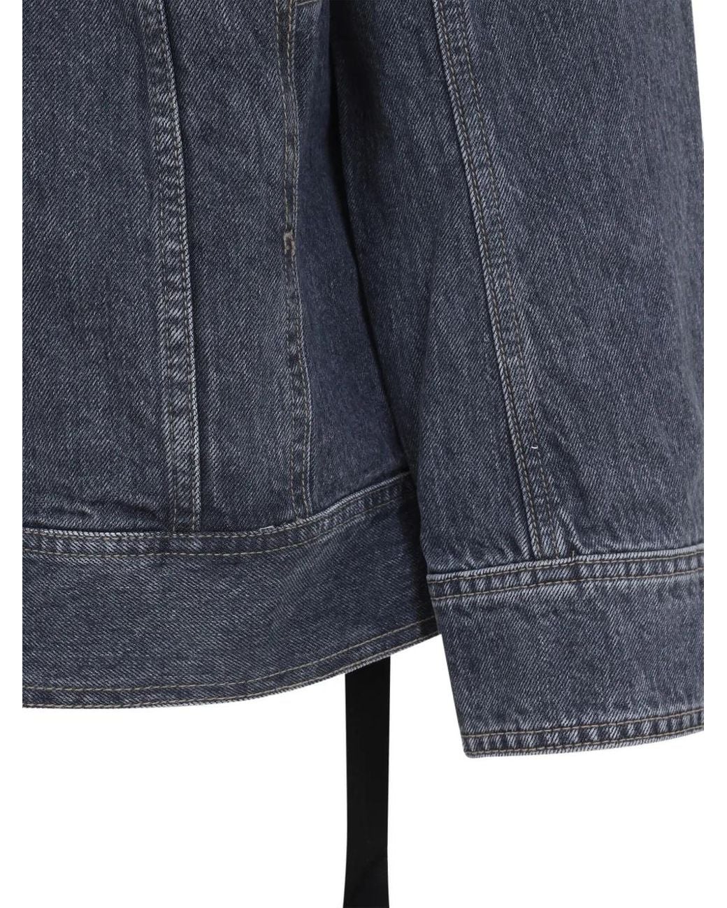 Rick Owens Blue Button-Fastening Denim Jacket for men