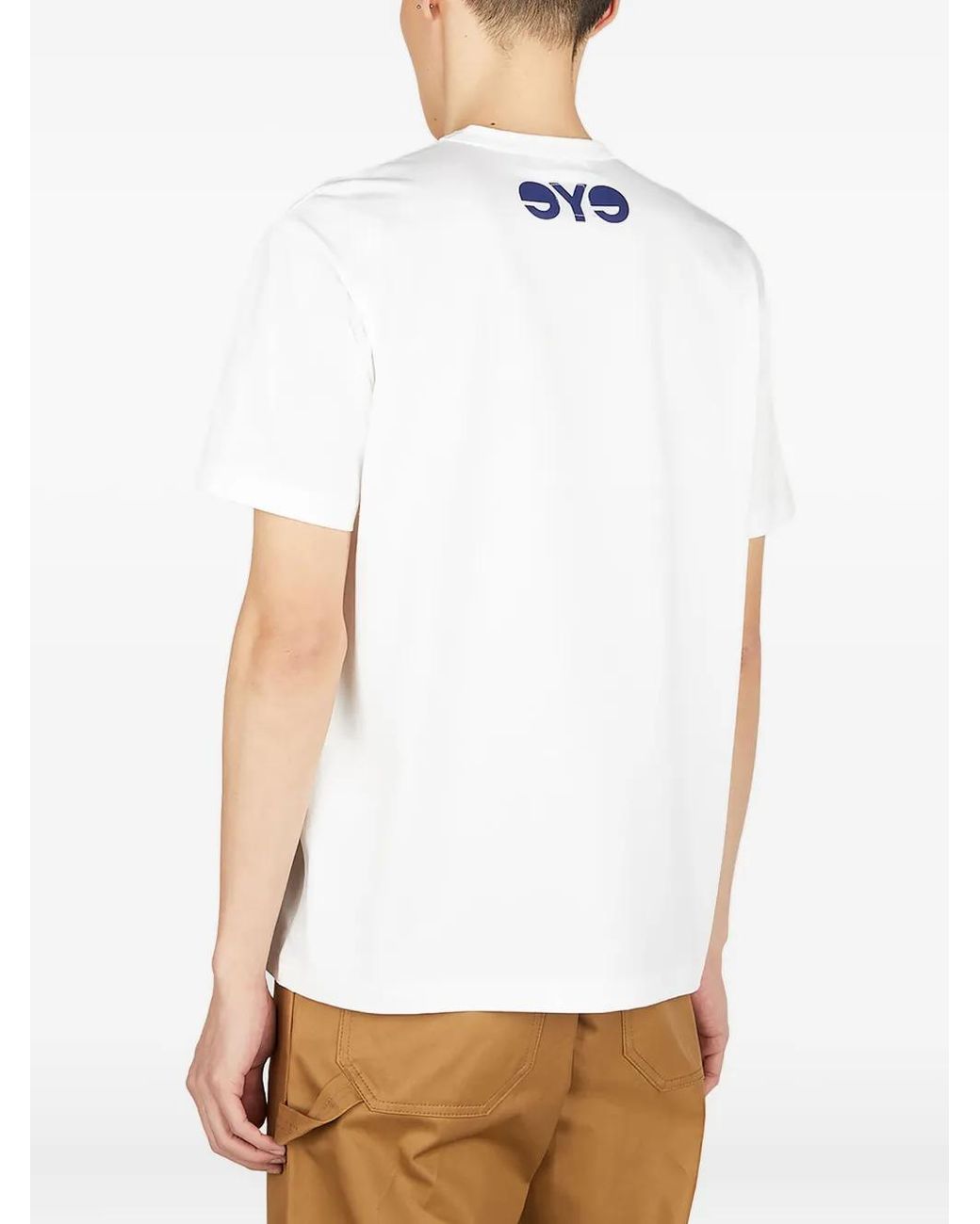 Junya Watanabe White X Junya Watanabe Logo-Print T-Shirt for men