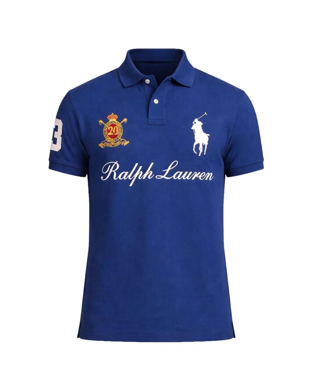 Polo Ralph Lauren Blue 20.º Aniversário Polo Shirt for men
