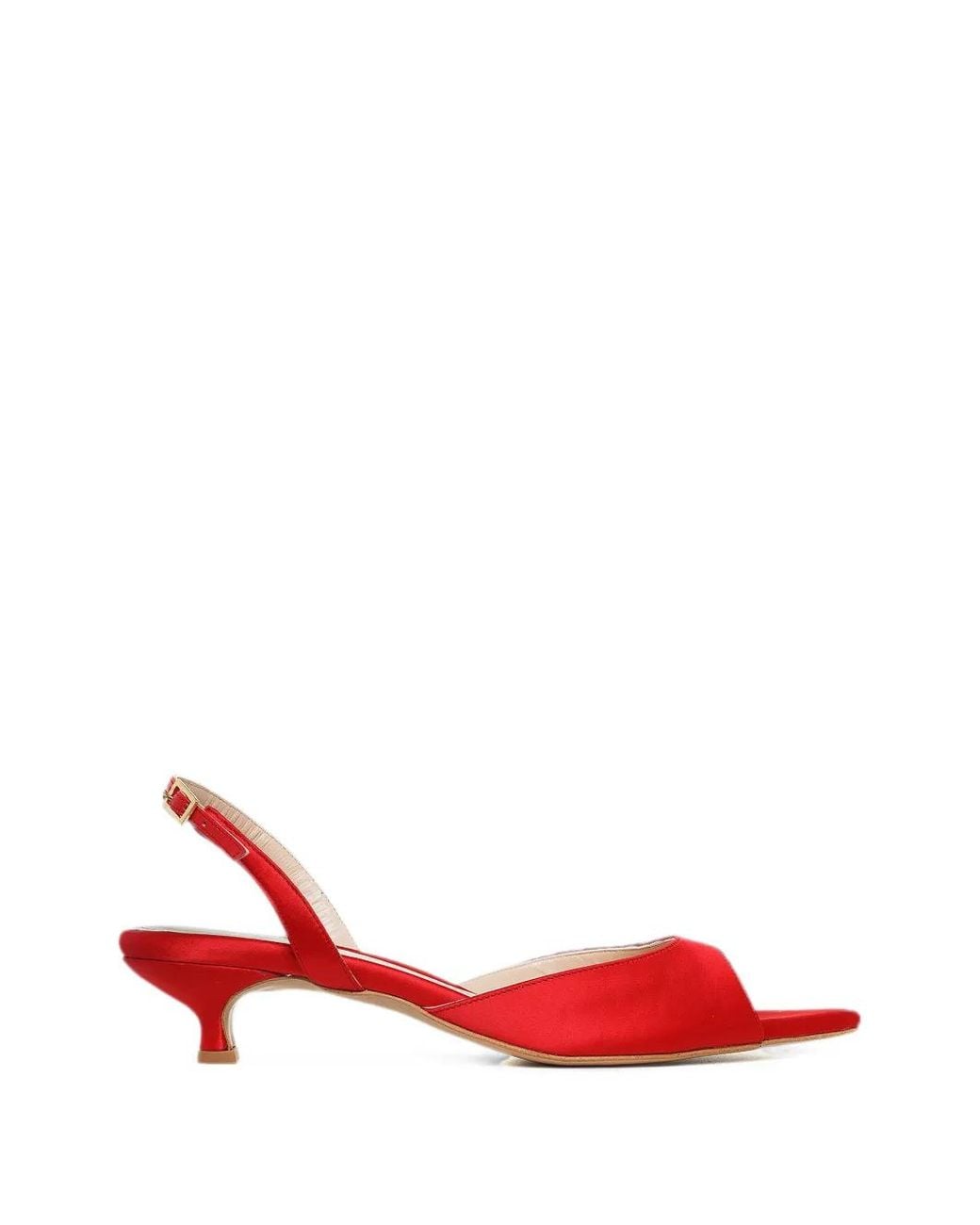 Ginissima Red Vicky Peep-Toe Sandals