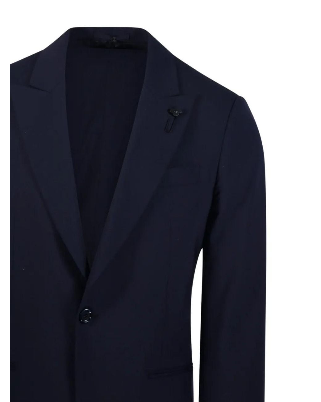 Lardini Blue Single-Breasted Blazer for men