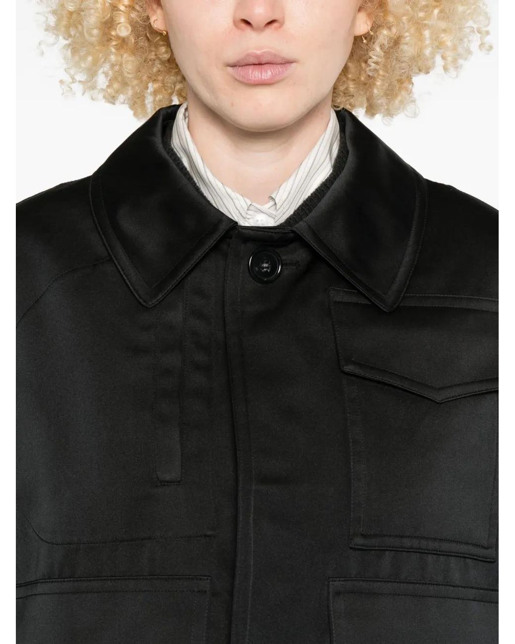Sofie D'Hoore Black Cooper Multi-Pocket Collared Jacket