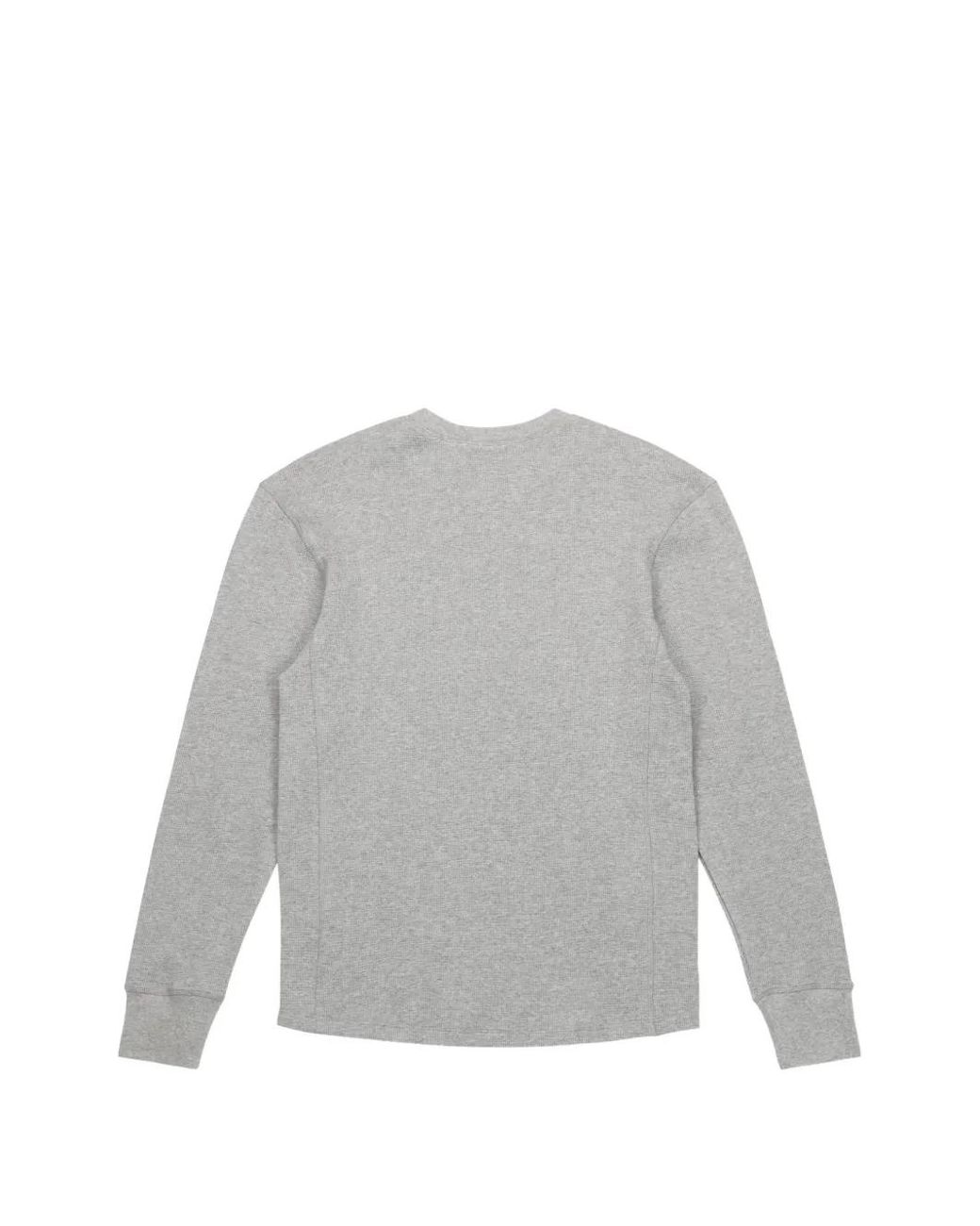 Entire studios Gray Waffle-Knit Long-Sleeve T-Shirt