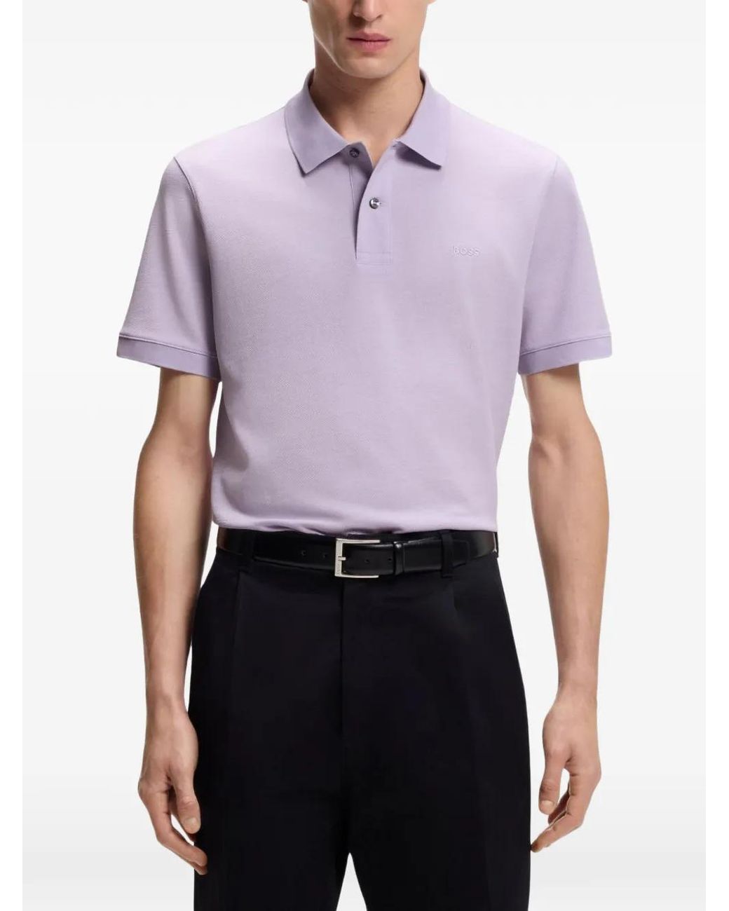 Boss Purple Pallas Polo Shirt for men