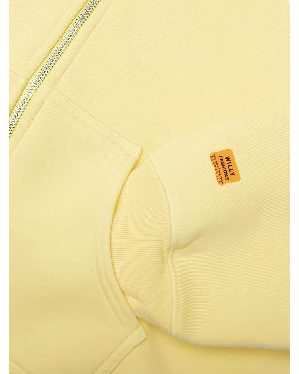 Willy Chavarria Yellow Willy Ropita Hoodie for men