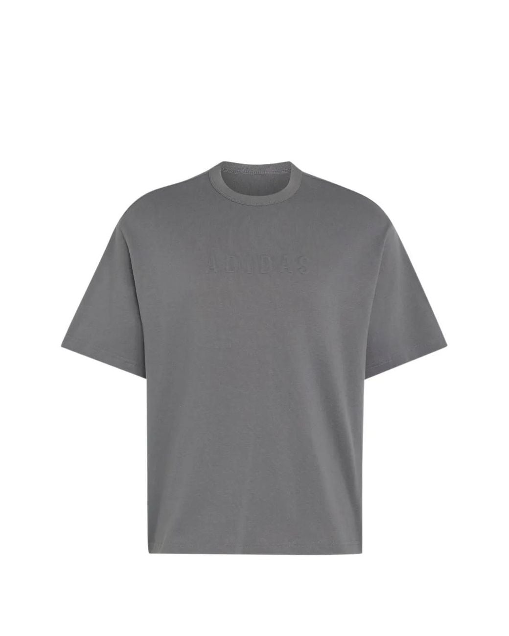 Adidas Gray Soft Lux Graphic T-Shirt for men