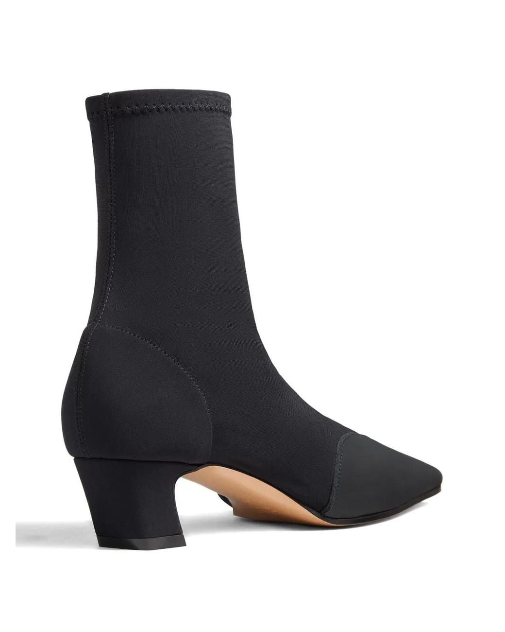 Khaite Black Nevada Stretch Low Boots