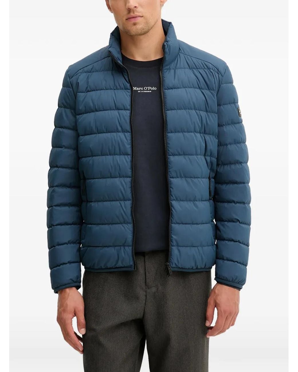 Marc O' Polo Blue Quilted Jacket for men