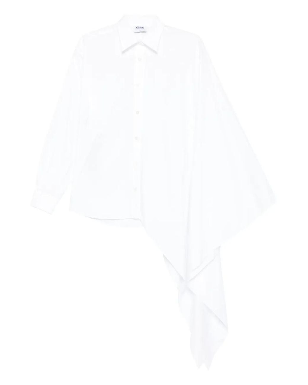 Moschino White Asymmetric Shirt