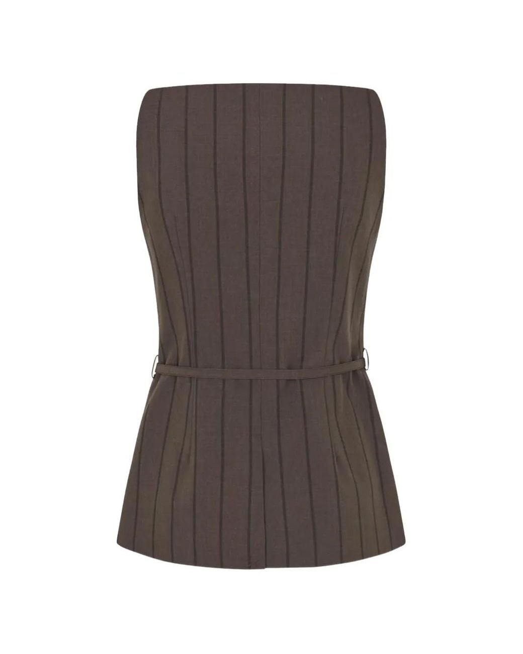 Top Sahelly A Rayas Diplomáticas Con Cinturón Samsøe & Samsøe de color Brown