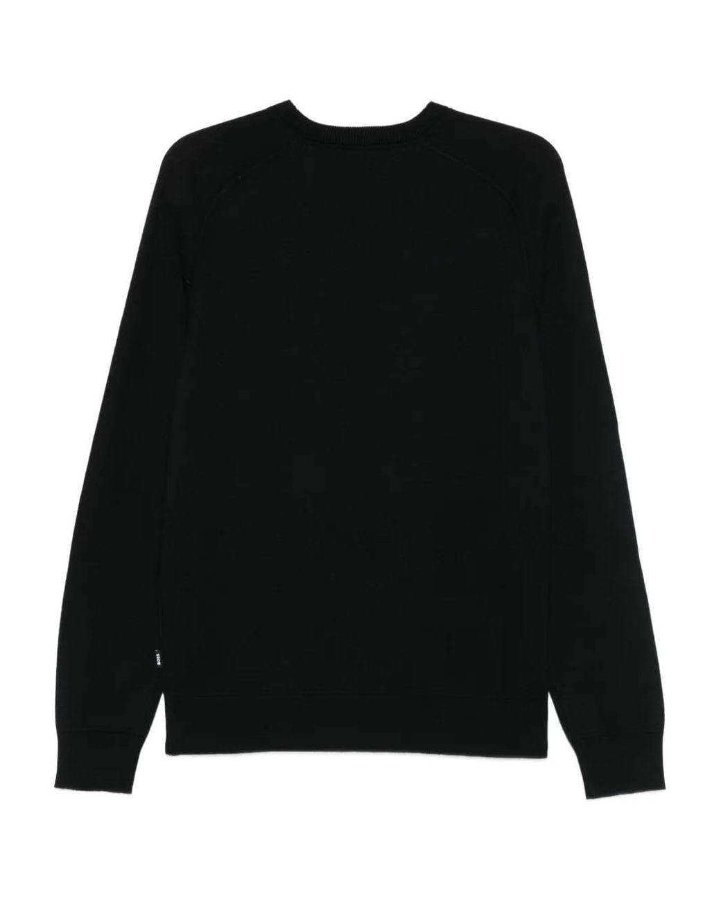Boss Black Crew-Neck Sweatshirt for men